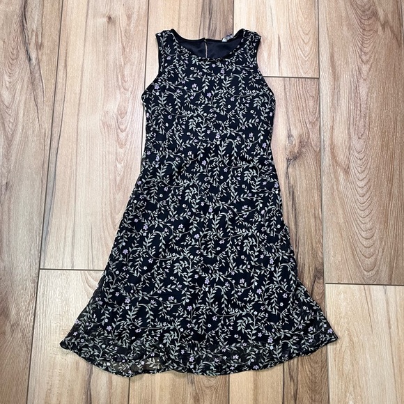 Cottagecore Floral Summer Sleeveless Dress My Michelle Womens size 7/8 - Picture 4 of 6